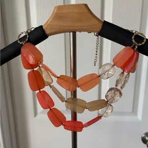 Elegant Multi-Color Statement Necklace